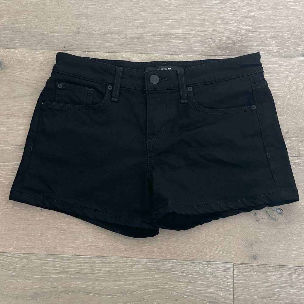 Women’s Joe Jeans Black 2.5” Inseam Denim Shorts, Size 25